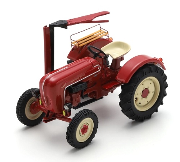 450731800 Porsche Junior tractor with mower red 1:43